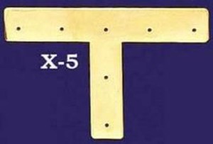 Plain Design Flat "T" Trim Piece (X-5)