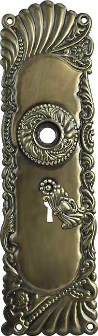 antique door escutcheon plates