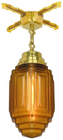 Outstanding French Art Deco Large Pendant Light (ANT-1402)