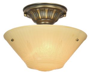 Antique 3-Chain Bowl Shade Ceiling Light (ANT-1442)