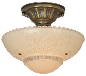 Antique 3-Chain Bowl Shade Ceiling Light (ANT-1444)