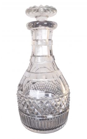 Antique Hand Cut Lead Crystal Decanter (ANT-CD06)