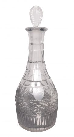 Victorian Antique Hand Cut Lead Crystal Decanter (ANT-CD18)