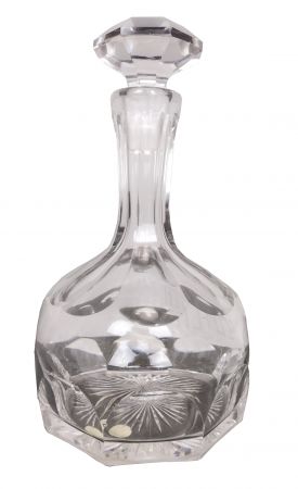 Early Victorian Antique Hand Cut Crystal Decanter (ANT-CD20)