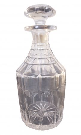 Antique Hand Cut Lead Crystal Decanter (ANT-CD44)