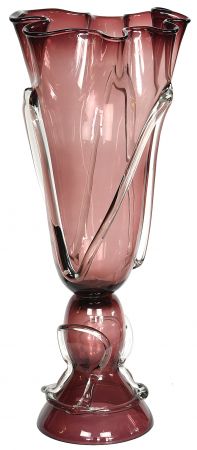 Fine Art Glass "Dolce" Vase by Jozefina (ANT-SR114)