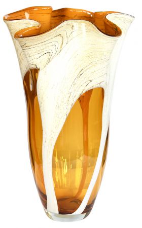 Fine Art Glass "Amore" Vase by Jozefina (ANT-SR139)