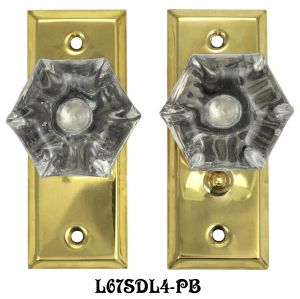 Restorers Classic Knob to Lever Screen Door Latch Set | Brass | Door Screen Door 8501-PB