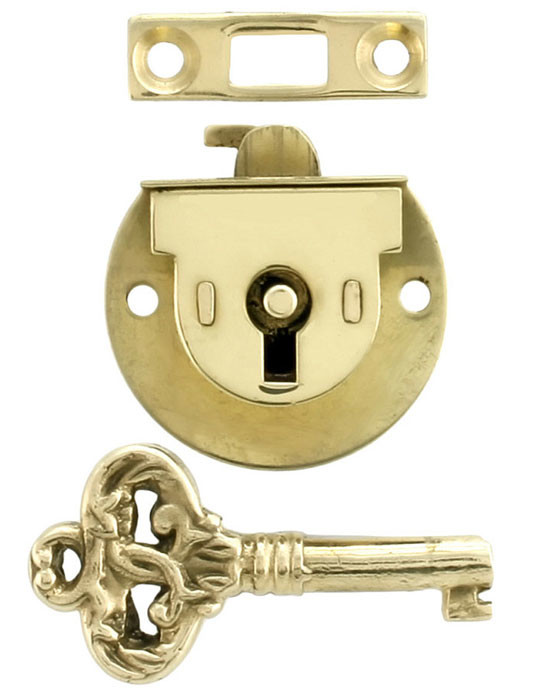 S A12  Small Jewelry Box Lock And Key A  