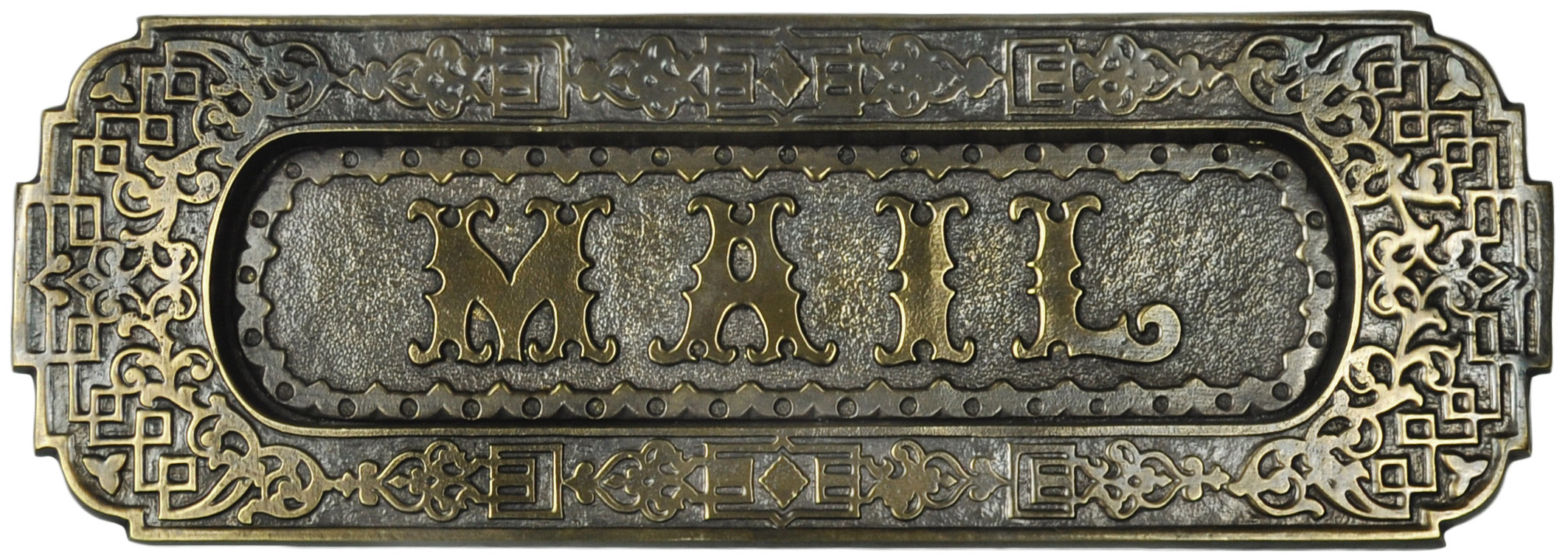 Antique Brass Mail Slots For Doors